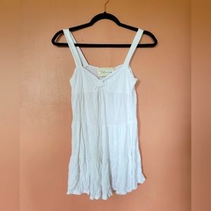 Flowy white tank top, size medium